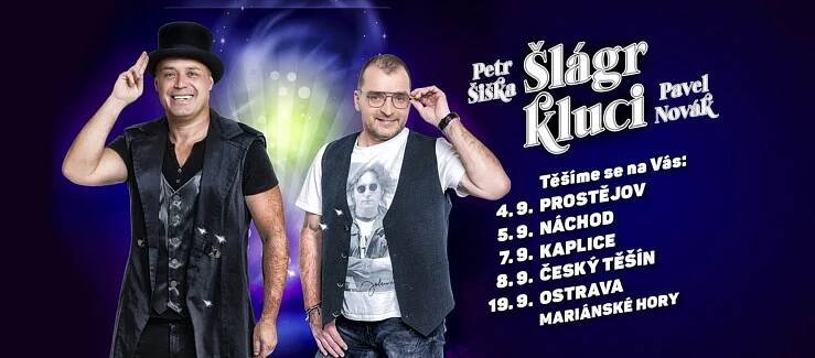 Petr Šiška s Pavlem Novákem měli před sebou spoustu koncertů.