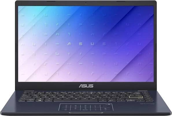 Asus E410MA-EK007WS - Notebook 14" Full HD (Celeron N4020, 4GB RAM, 64GB eMMC, UHD Graphics 600, Windows 11 S) modrý - španělská