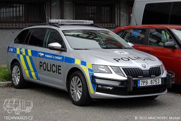 PČR - DO Ostrov u Stříbra - Škoda Octavia III - TECHNIKAIZS.cz