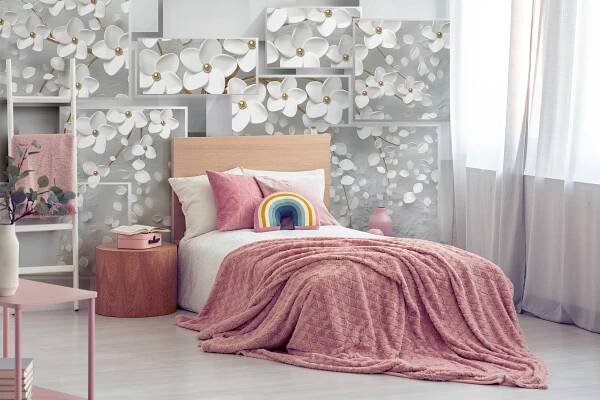 3D dlaždice a květy shutterstock 1832042548 interier