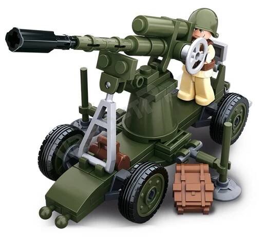 Stavebnice Sluban Sluban WWII M38-B0678C 4into1 Protiletadlové dělo M38-B0678C