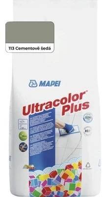 Spárovací hmota Mapei Ultracolor Plus 113 cementově šedá, 2 kg - HORNBACH