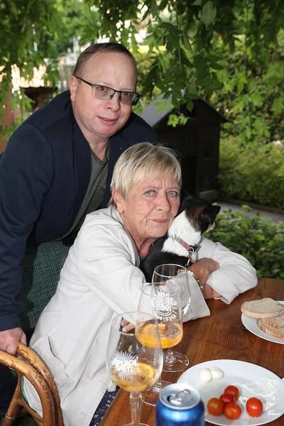 Jaroslava Obermaierová se synem Jardou