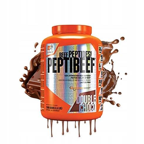 Hovězí protein bez laktózy Doplněk Stravy BCAA EXTRIFIT PEPTIBEEF 2000 g Čokoláda