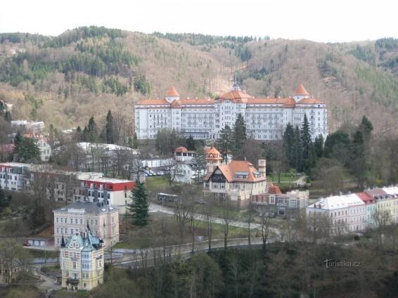 hotel Imperial a horní zastávka