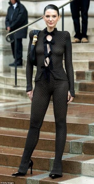 French actress Josephine Japy oozed Parisian chic in a stylish co-ord