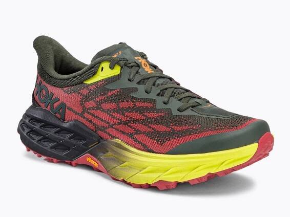 HOKA Speedgoat 5 pánská běžecká obuv tmavě zelená 1123157-TFST