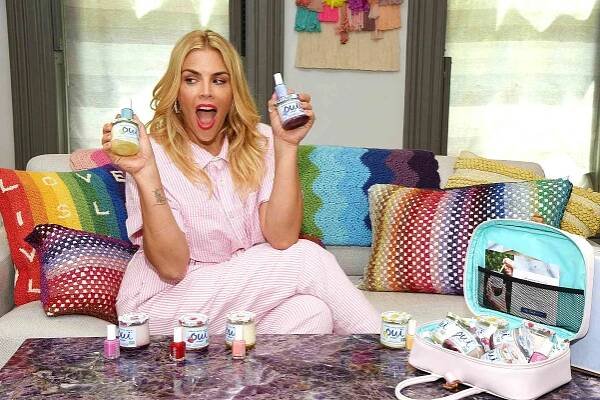Busy Philipps at her home