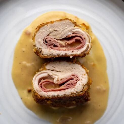 Paleoish Chicken Cordon Bleu - Paleoish