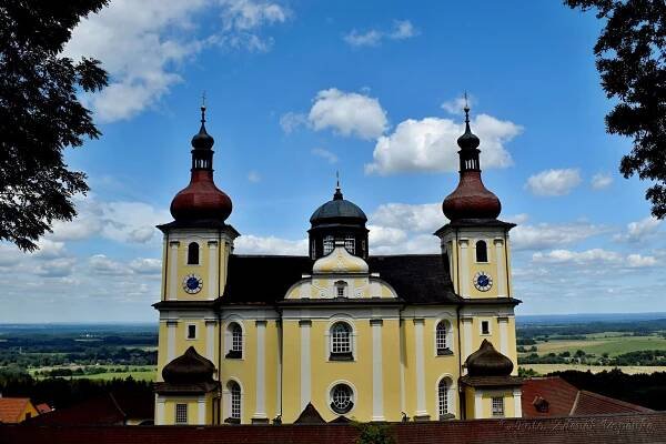 Poutní kostel v Dobré Vodě. - Kostel