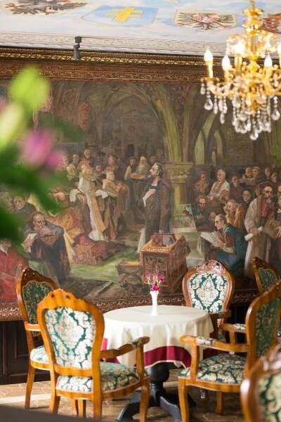 Restaurace v ubytování Zámek Lužec Spa & Wellness Resort