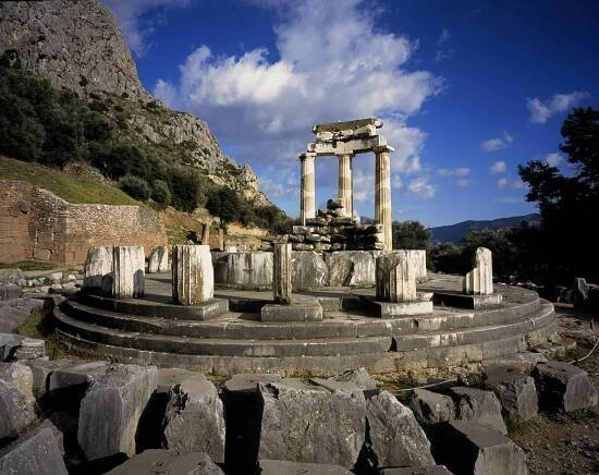 Athena Pronaia Temple, Delphi, Fokida