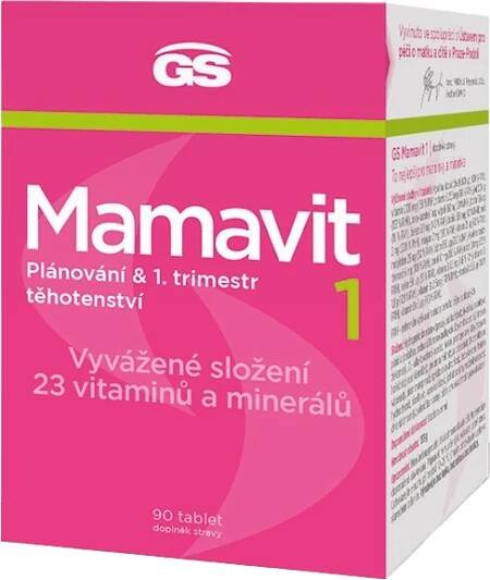 GS Mamavit 1 Plánování a 1.trimestr 90 tablet
