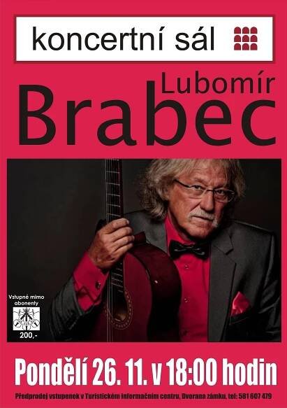Jubilejní koncert Lubomíra Brabce k 65. narozeninám ~ Kultura Hranice