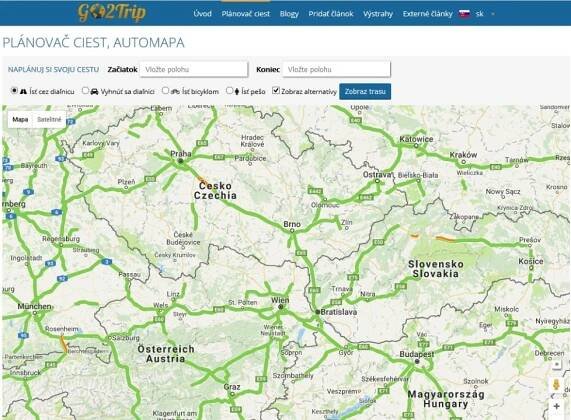 Plánovač ciest a cest. poriadky (autobusy / vlaky) | Rajecké Teplice