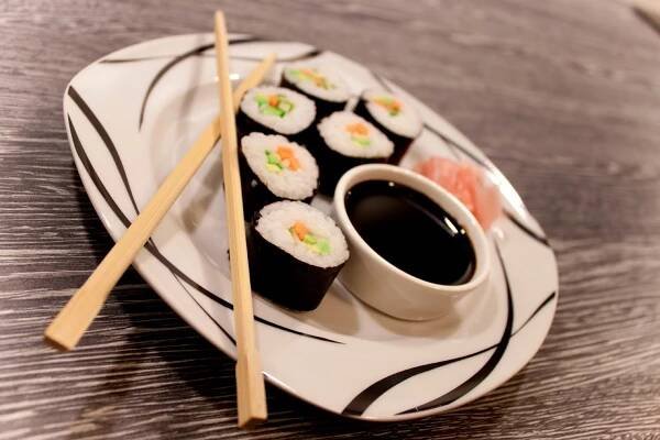 Skvělý recept na domácí zeleninové sushi