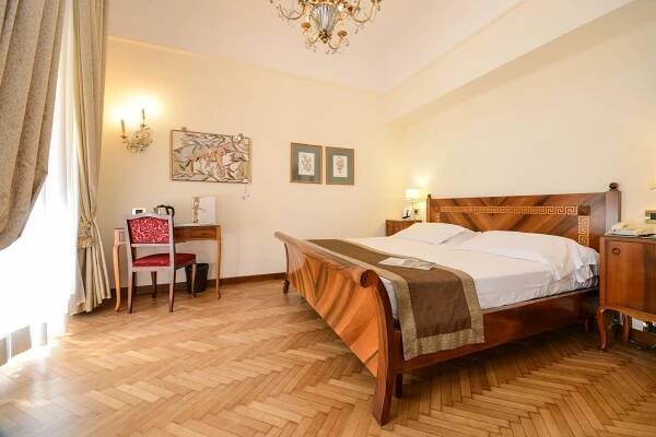 Hotel Vittoria Brescia Exteriér fotografie A room at the hotel