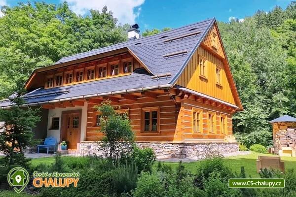 Chalupa Mlýn – wellness roubenka Černý Důl