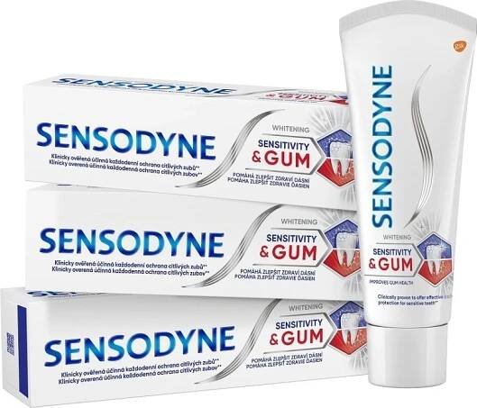 Sensodyne Sensitivity & Gum Whitening 3 x 75 ml
