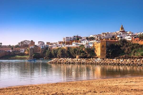 Kasbah of Udayas fortress in Rabat, Morocco.