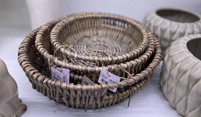 Ošatka kulatá L, výška 9cm, průměr 34cm | Maxidesign