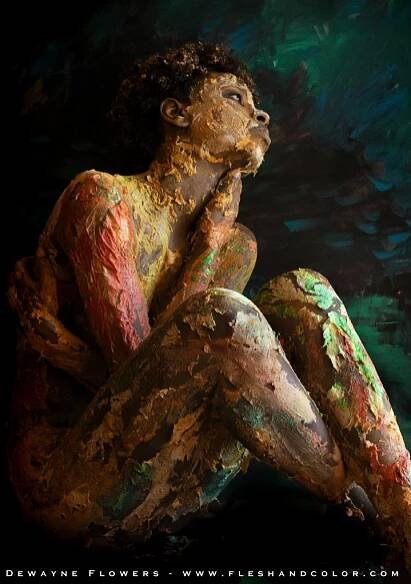 Skinscapes - Abstract bodyart and colorful body painting and art by FleshandColor Dewayne Flowers San Diego - Los Angeles