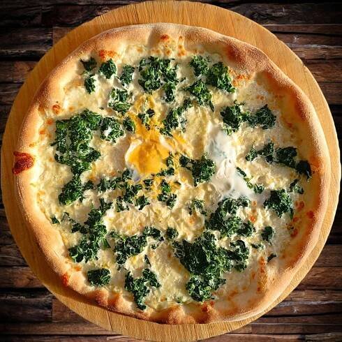 32 cm Spinaci e panna