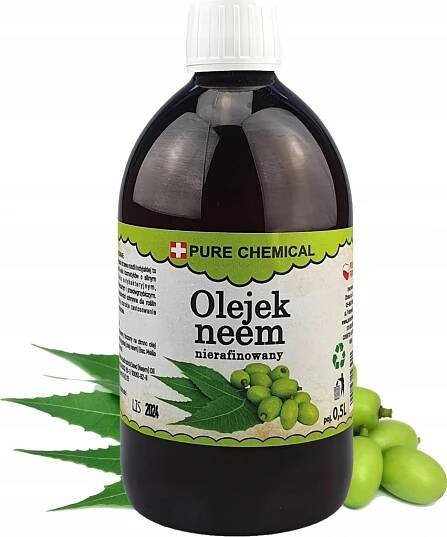 NEEMOVÝ OLEJ NA ROSTLINY NERAFINOVANÝ NATURAL 500 ml