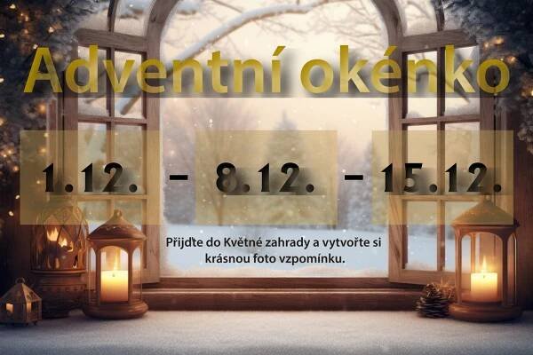 Adventní okénko - Květná zahrada Kroměříž