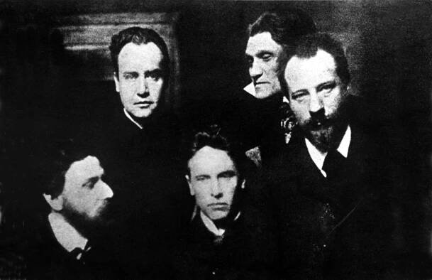 Die Münchner Kosmiker um 1900: Karl Wolfskehl, Alfred Schuler, Ludwig Klages, Stefan George und Albert Verwey