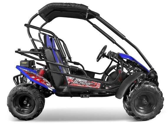Buggy MiniRocket GT80 Blazer 200ccm, modrá - Minibike Shop