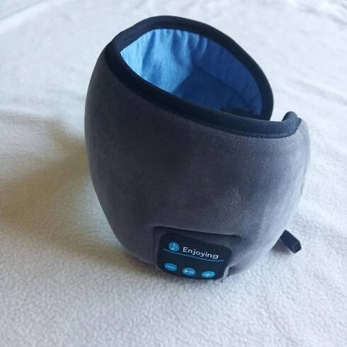 Bluetooth čelenka Maska na oči Sluchátka na spaní Sluchátka Bluetooth Spánek Měkká elastická Pohodlná bezdrátová hudební sluchátka