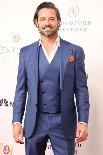 LOUISVILLE, KY - MAY 06: Yellowstone actor Ian Bohen walks the red carpet at the 149th running of the Kentucky Derby on May 6, 2023, at Churchill Downs in Louisville, Ky. (Photo by Jeff Moreland/Icon Sportswire via Getty Images)