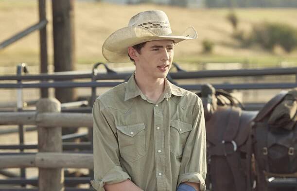 Finn Little as Carter in 'Yellowstone' Season 5 Episode 8