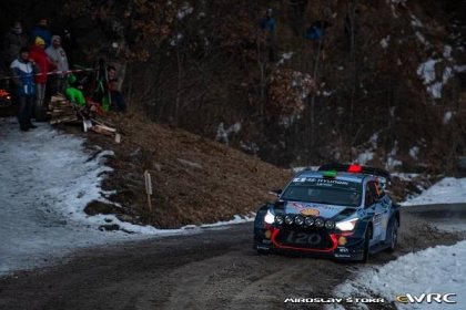 Paddon Hayden − Kennard John − Hyundai i20 Coupe WRC − Rallye Automobile Monte-Carlo 2017
