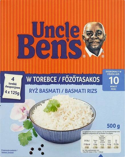Rýže Uncle Ben'S Basmati 500 G (4 sáčky)