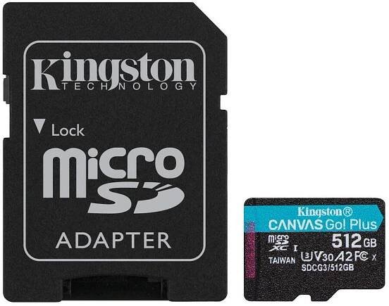 Kingston microSDXC Canvas Go Plus Gen4 512GB