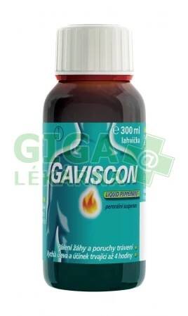 Gaviscon Liquid Peppermint 300ml - GigaLékárna.cz