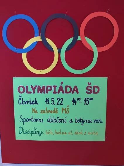 Sportovní akce ŠD - Olympiáda - ZŠ A MŠ BŘEZOVÁ - DĚČÍN