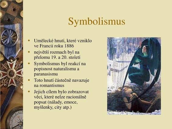 PPT - Symbolismus, dekadence PowerPoint Presentation, free download - ID:4470510