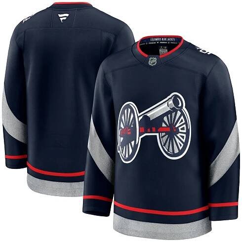  Columbus Blue Jackets Fanatics 2025 NHL Stadium Series Premium Jersey - Navy