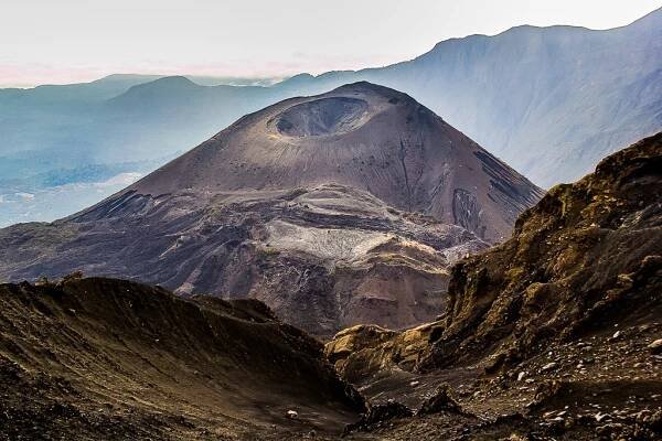 Volcano Cone on Mount Meru, Tanzania