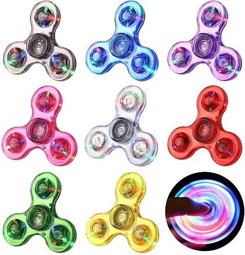 Fidget spinners with led light up finger | Pop It Fidget Toy Wholesale