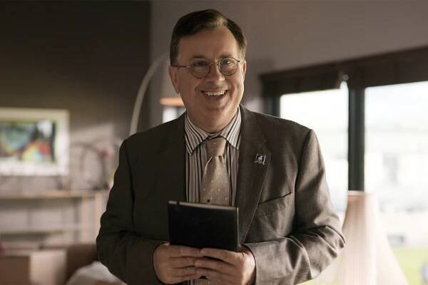 Photo showing Jeremy Swift as Leslie Higgins in "Ted Lasso."