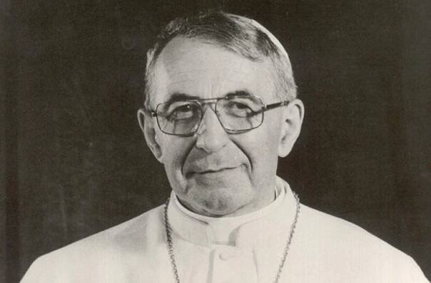 Pope John Paul I in 1978. Image credit: Wikipedia.