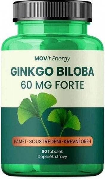 MOVit Ginkgo biloba 60mg Forte tob.90