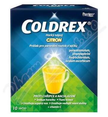 Coldrex Horký nápoj Citron 750/10/60mg scc.10 II