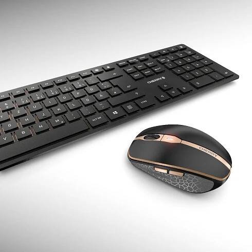 Klávesnice Cherry DW 9000 SLIM, bezdrátová, set s myší
