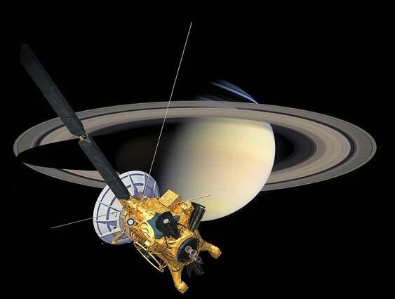 Sonda Cassini u Saturnu | foto:  NASA