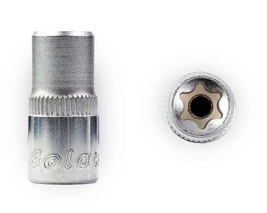 GOLA nástrčná hlavice TORX 1/4", E 6